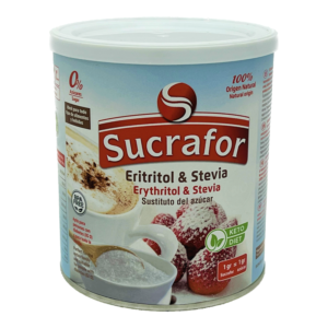 ERITRITOL Y STEVIA 'SUCRAFOR' 500 GRS (6 UND)