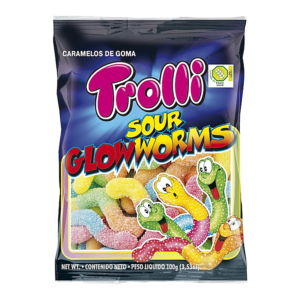 BOLSA GLUMIES TROLLI 100GR (12 UND)
