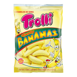BOLSA BANANAS TROLLI 100GR (16 UND)