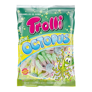 BOLSA S.OCTOPUS TROLLI 100GR (12 UND)