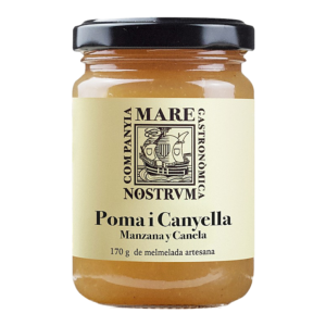 MERMELADA MANZANA CON CANELA MARE NOSTRUM 170 GR (6 UND)