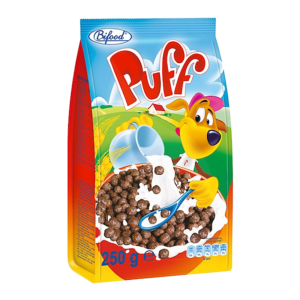 BOLAS DE CHOCOLATE PUFF 250 GR (12 UND)