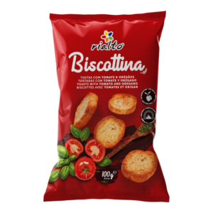 BISCOTTINA TOMATE Y OREGANO 100 GRS (12 UND)