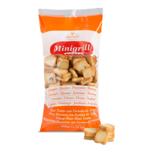 MINI BISCOTES NORMAL 350 GR (8 UND)