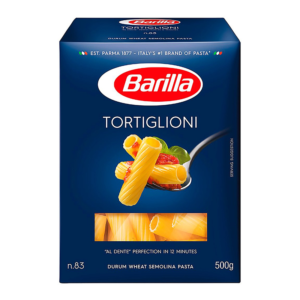 TORTIGLIONI BARILLA 500 GR (12 UND)
