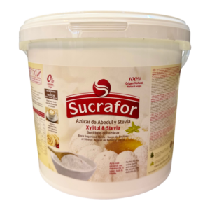 SUCRAFOR Bote Xilitol y Stevia 5 Kgs