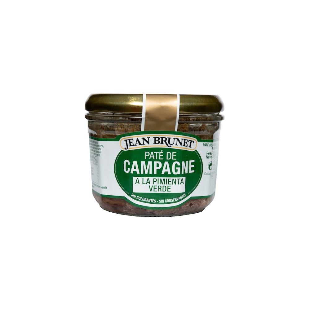 PATÉ DEL CAMPO A LA PIMIENTA VERDE 180GR (12 UND)