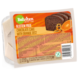 BIZCOCHO DE CHOCOLATE CON NARANJA SIN GLUTEN 220 G