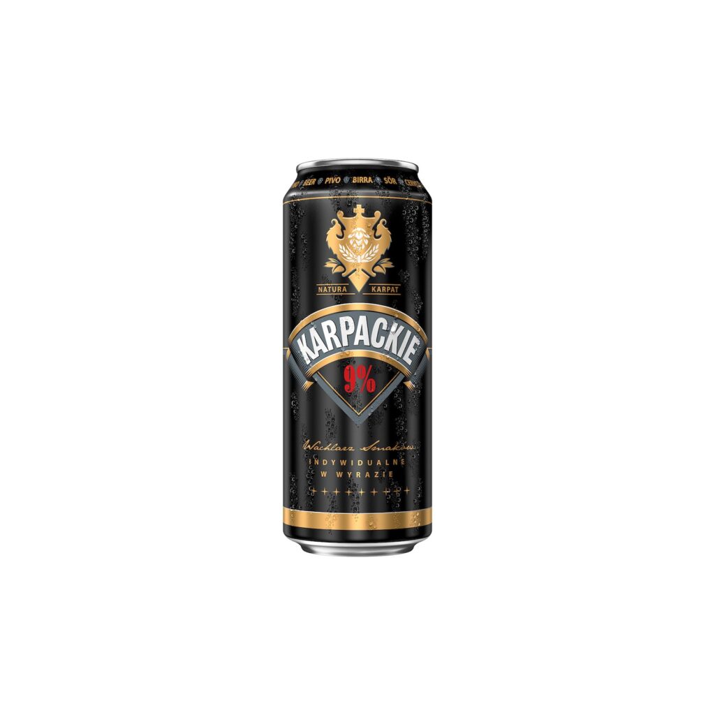 CERVEZA KARPACKIE SUPER MOCNE 9% LATA 50CL (24 UND)