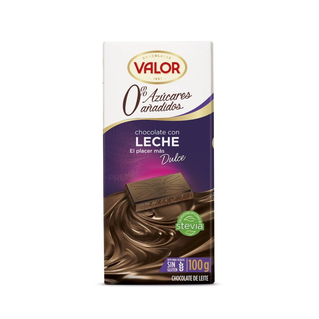 CHOCOLATE CON LECHE S/A 100GR (17 UND)