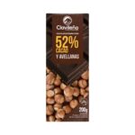 CHOCOLATE PURO 52% AVELLANA 200GR S/GLUTEN (18 UND)