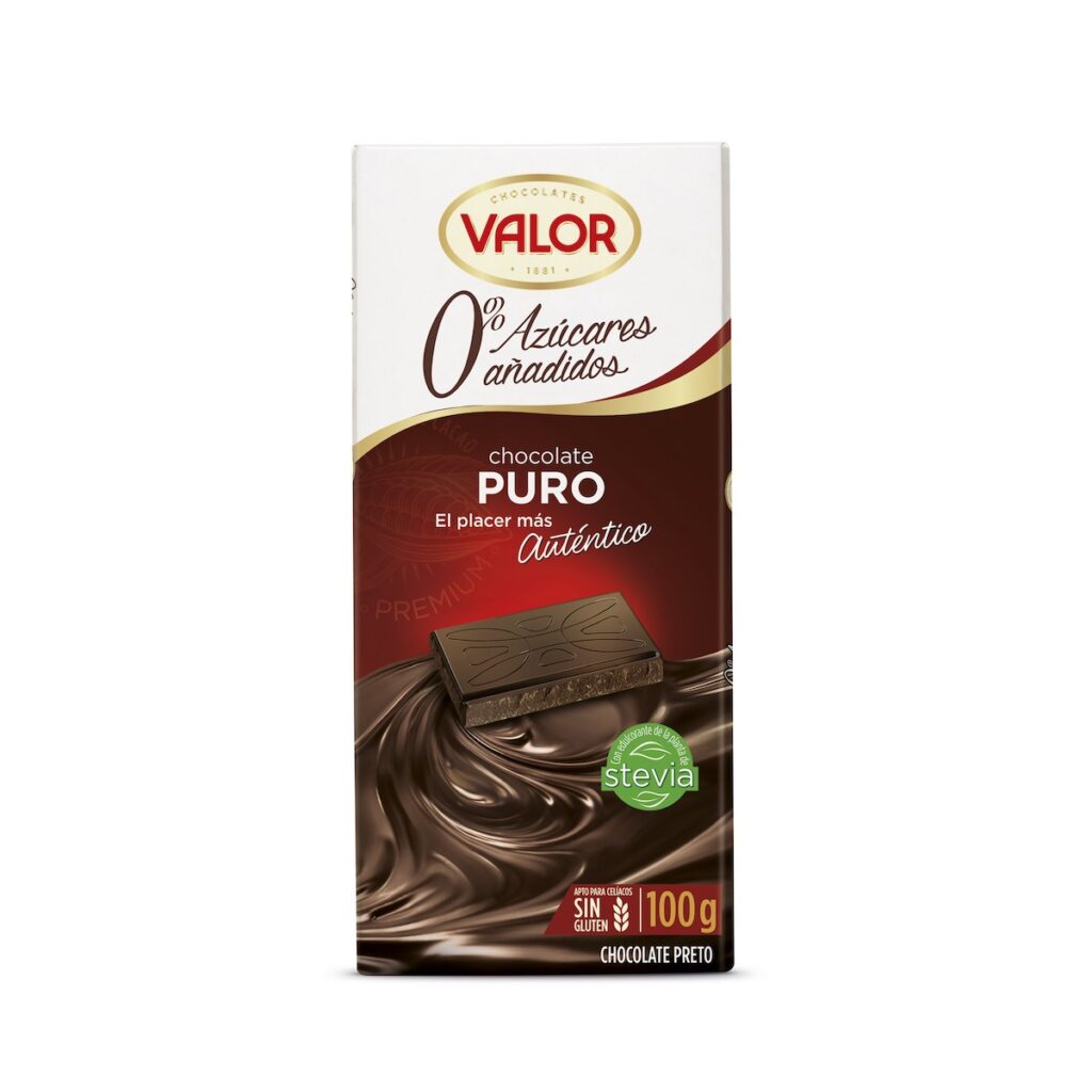 CHOCOLATE PURO S/A 100GR (17 UND)