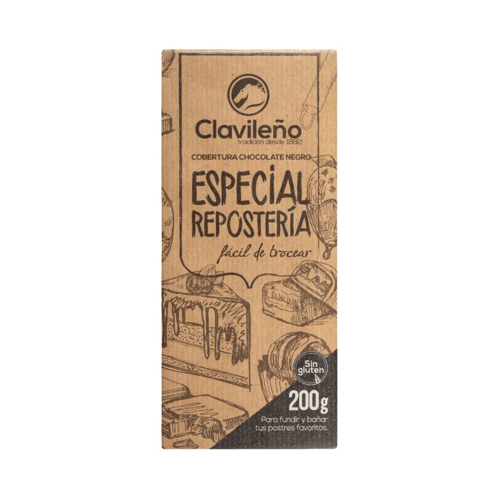 COBERTURA NEGRA 200GR S/GLUTEN (15 UND)