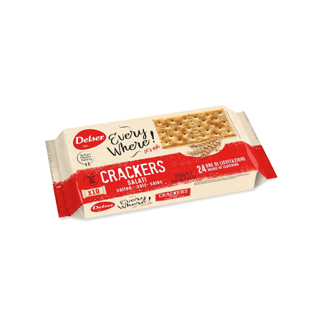 CRACKERS CON SAL DELSER 250 GRS (10*25) - (12 UND)
