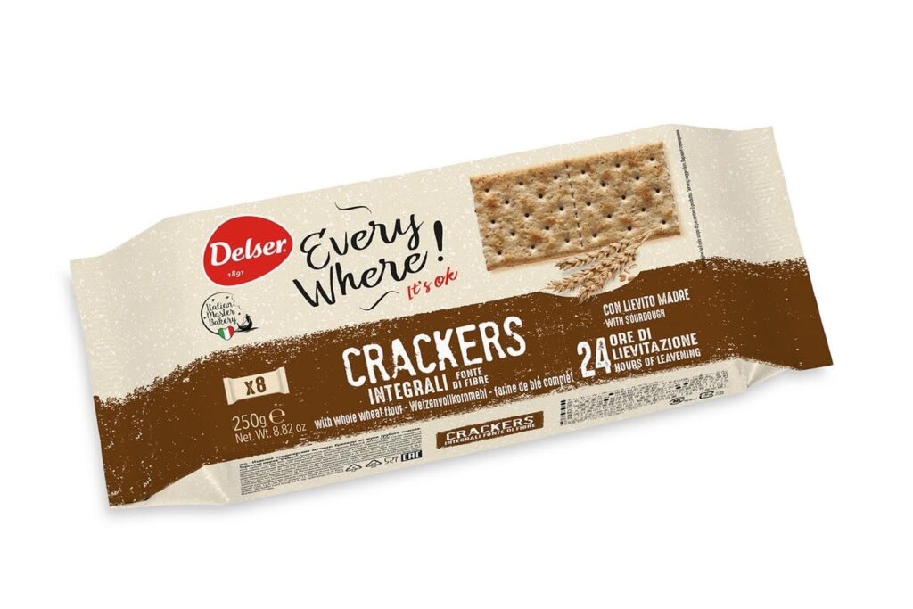 CRACKERS INTEGRALES DELSER 250GRS