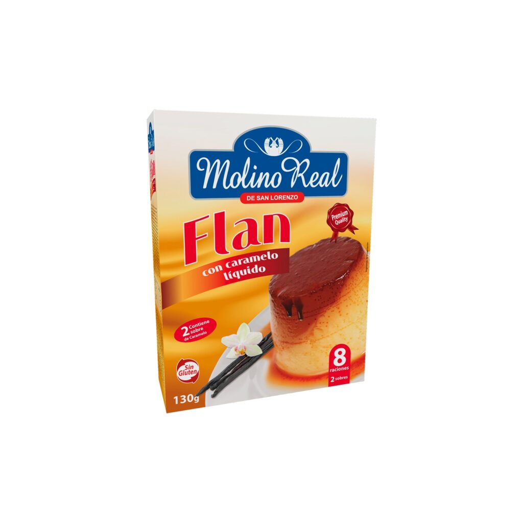 FLAN DOBLE CARAMELO MOLINO REAL (12 UND)