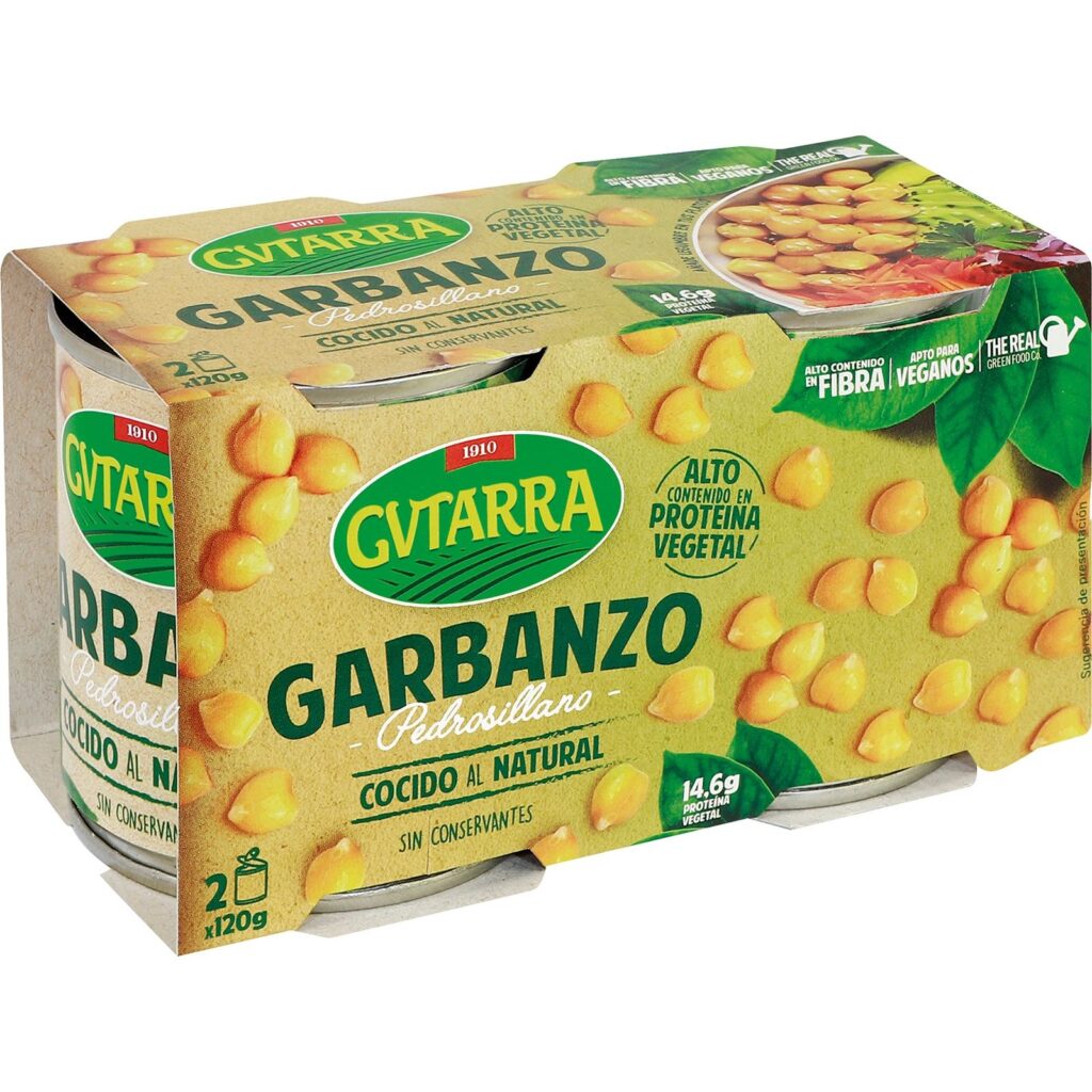 GARBANZO PEDROSILLANO PACK 2X120G GVTARRA (6U)