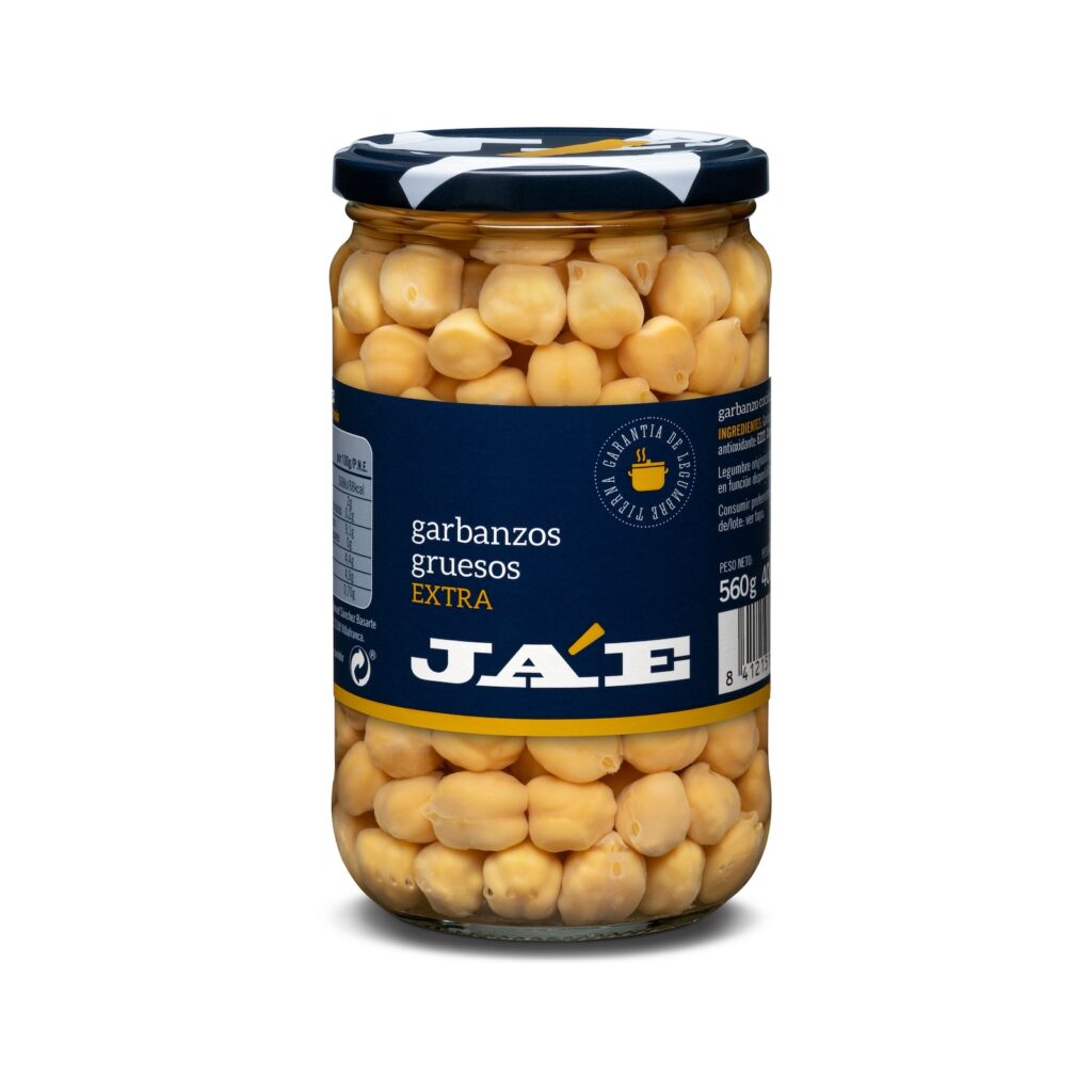GARBANZOS GRUESOS EXTRA 580GR (12 UND)