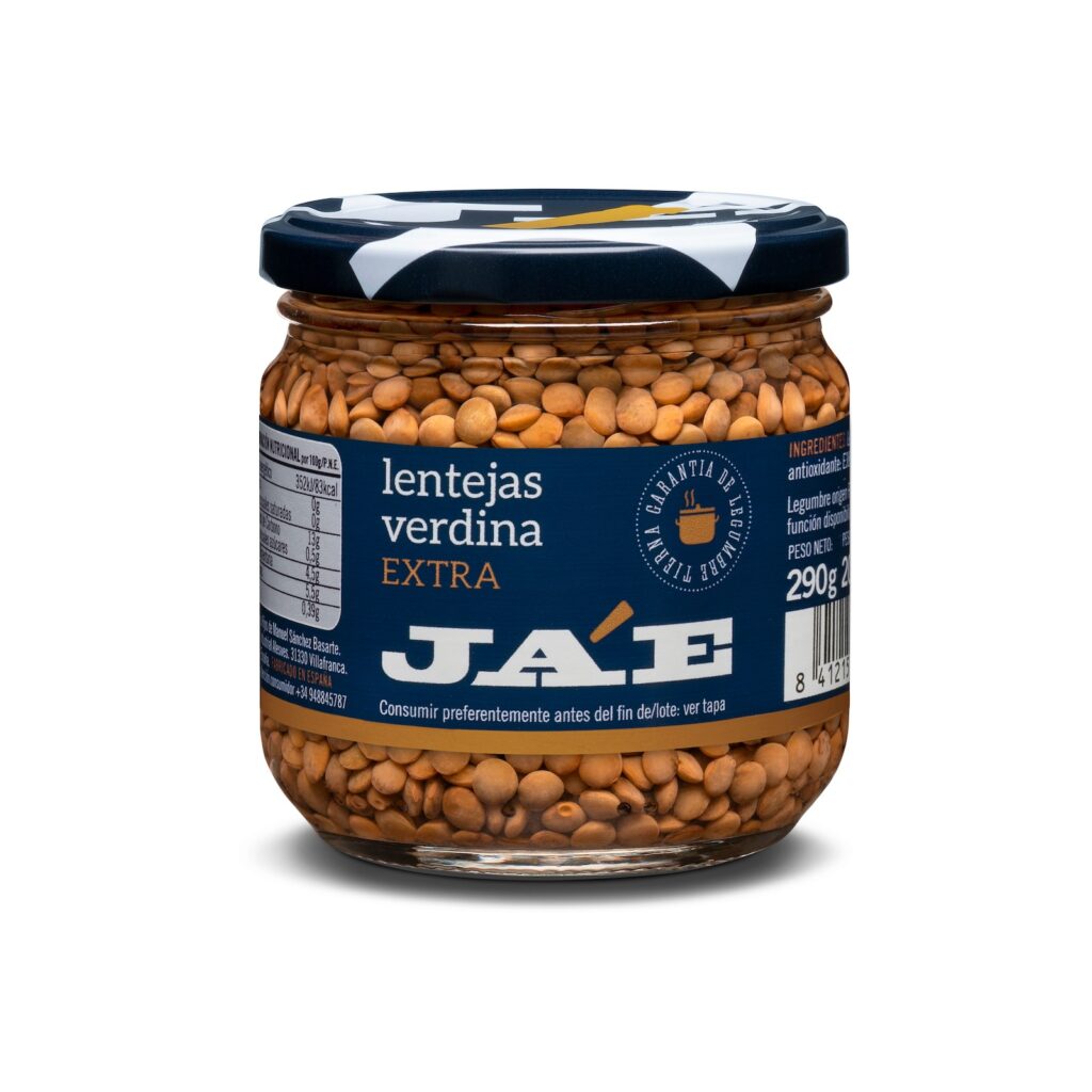 LENTEJAS VERDINAS EXTRA 290GR (12 UND)