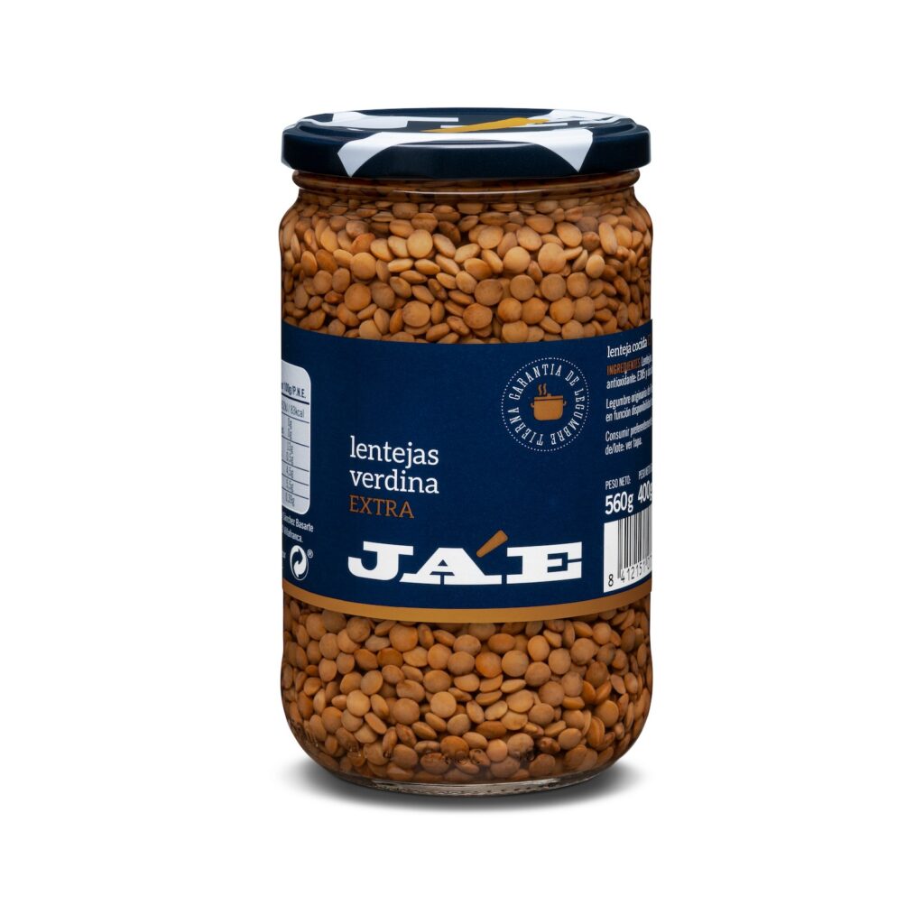 LENTEJAS VERDINAS EXTRA 560GR (12 UND)