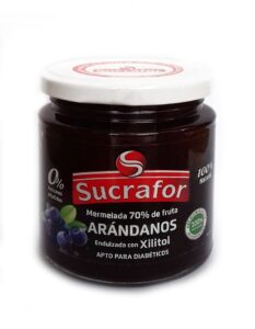 MERMELADA DE ARÁNDANO 'SUCRAFOR' 260 GRS (6 UND)