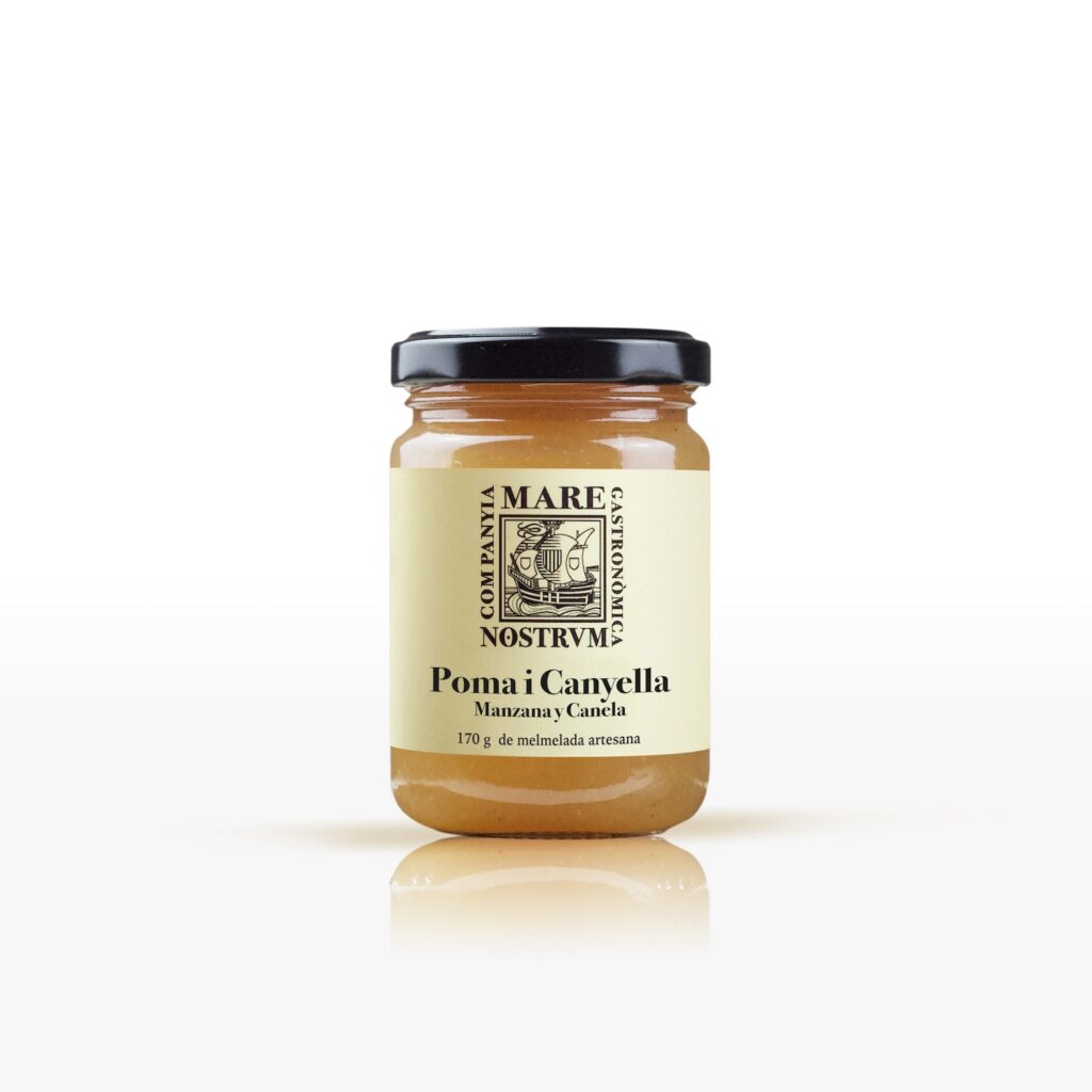MERMELADA MANZANA CON CANELA MARE NOSTRUM 170 GR (6 UND)