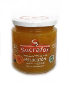 MERMELADA MELOCOTON 260 GRS 'SUCRAFOR' (6 UND)