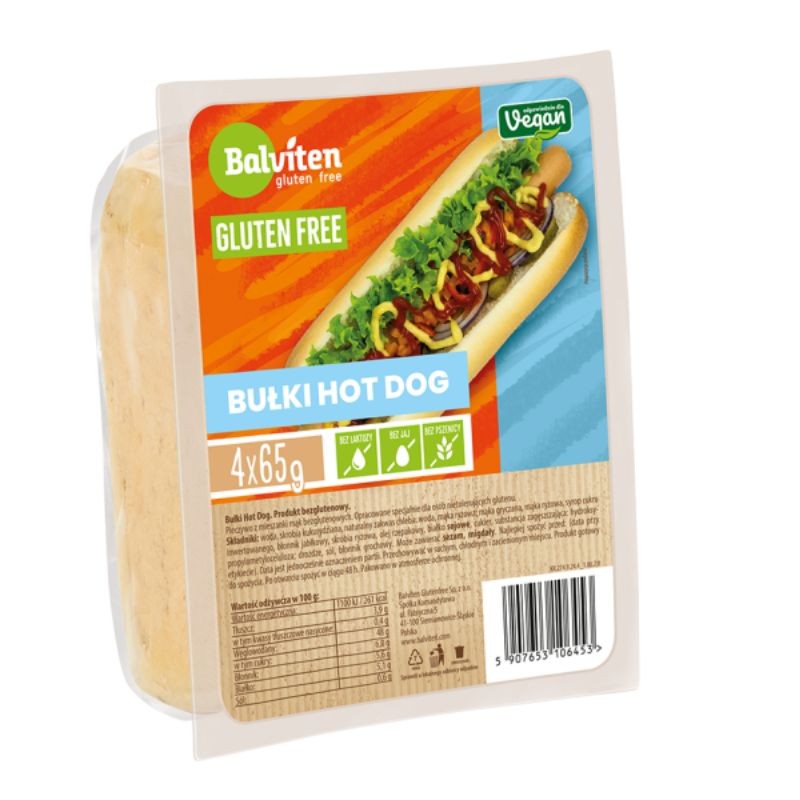 PANECILLO TIPO HOT DOG SIN GLUTEN (CON CORTE)