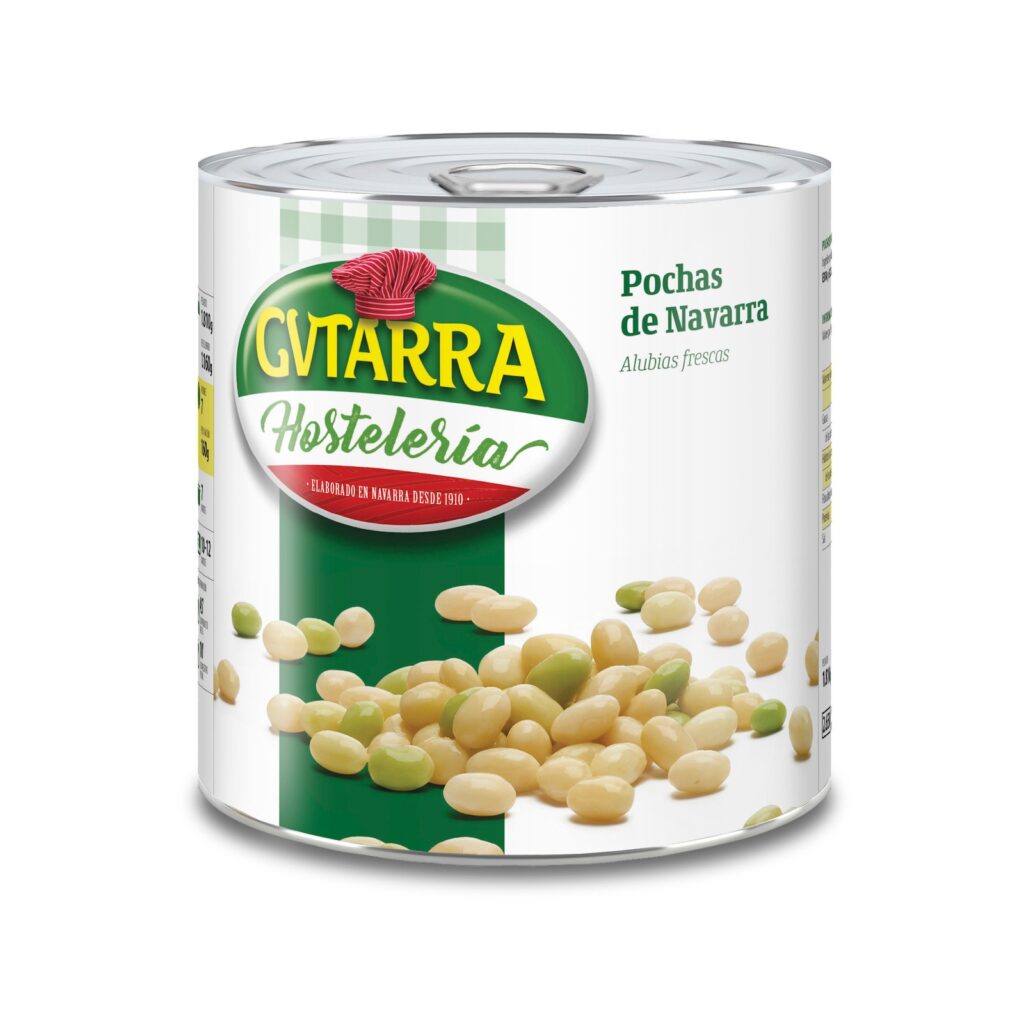 POCHAS DE NAVARRA GUTARRA LATA HOSTELERIA 3KG (6 UND)