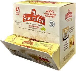 SUCRAFOR XILITOL Y STEVIA SACHET 85 UN*5GRS (8 UDS)