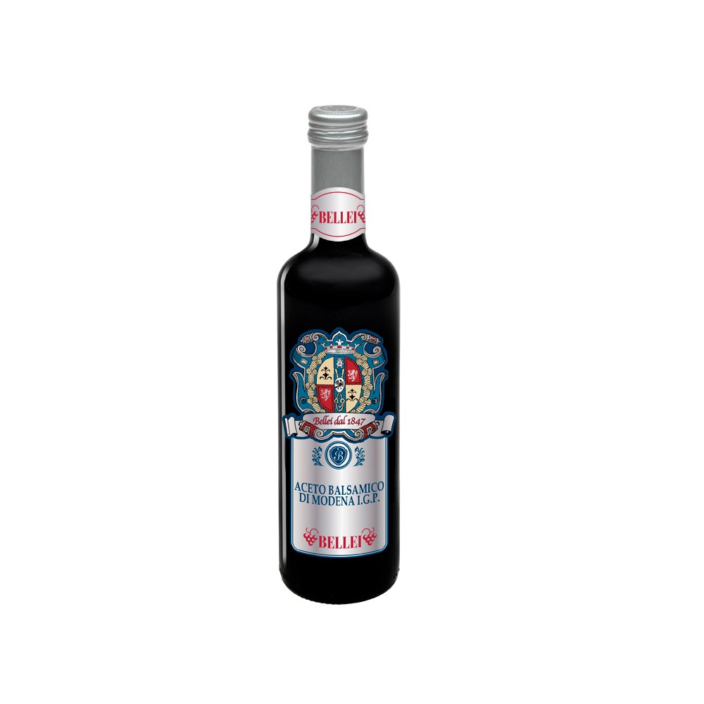VINAGRE BALSÁMICO MODENA 500 ML BELLEI ARGENTO (6 UND)