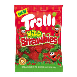 BOLSA KISS MINIS TROLLI 100GR (12 UND)