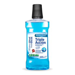 COLUTORIO VITAL PLUS TRIPLE ACCION 500 ML (12 UND)